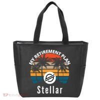 Stellar Lumens Is My Retirement Plan, Blockchain, XLM Crypto Tote Bag thumb 0