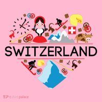 Switzerland Love Illustrated Swiss Symbol Alpine Coaster thumb 2