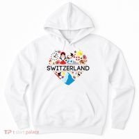 Switzerland Love Illustrated Swiss Symbol Alpine Hoodie thumb 0