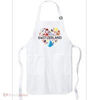 Switzerland Love Illustrated Swiss Symbol Alpine Apron thumb 0