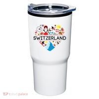 Switzerland Love Illustrated Swiss Symbol Alpine Tumbler thumb 0