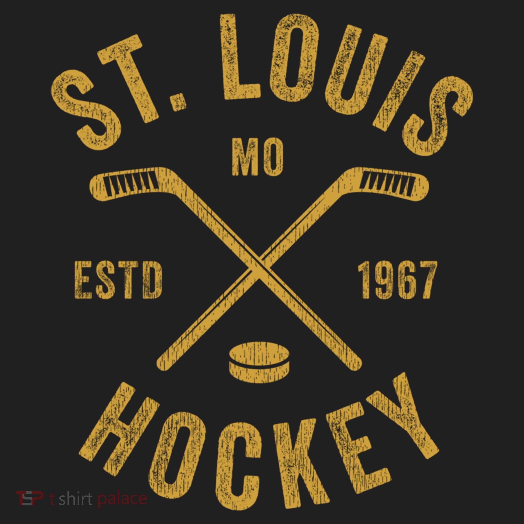 St Louis Ice Hockey Gift Crossed Sticks Gift Hat