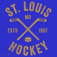 St Louis Ice Hockey Gift Crossed Sticks Gift Hoodie thumb 7