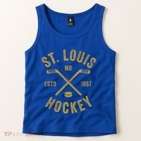 St Louis Ice Hockey Gift Crossed Sticks Gift Tank Top thumb 2