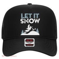 Snowbike Let It Snow Winter Mountain Adventure Hat thumb 0