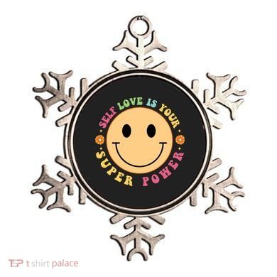 Self Love Is Your Super Power Smile Face Ornament