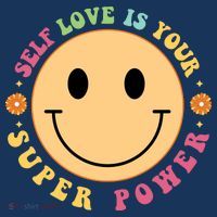 Self Love Is Your Super Power Smile Face Women's Hoodie thumb 2