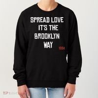 Spread Love Its The Brooklyn Way Funny Women's Sweatshirt thumb 0