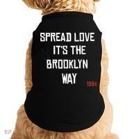 Spread Love Its The Brooklyn Way Funny Doggie Tank thumb 0