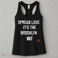 Spread Love Its The Brooklyn Way Funny Women's Tank Top thumb 3