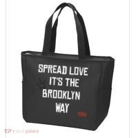 Spread Love Its The Brooklyn Way Funny Tote Bag thumb 3