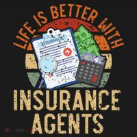 Saying Life Is Better With Insurance Agents Job Profession Backpack thumb 2