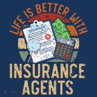 Saying Life Is Better With Insurance Agents Job Profession Women's Hoodie thumb 2