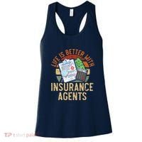 Saying Life Is Better With Insurance Agents Job Profession Women's Tank Top thumb 0
