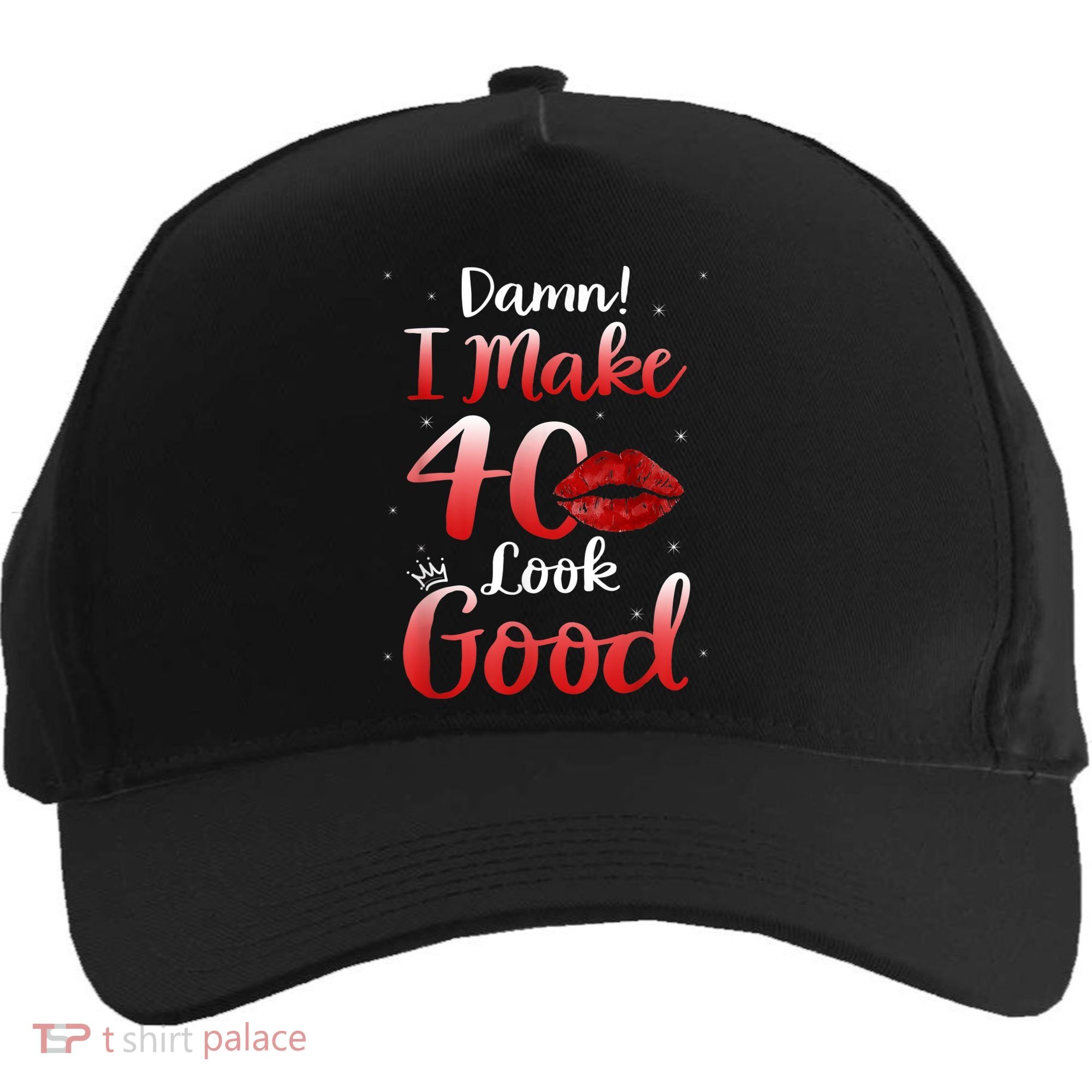 Sexy Lips I Make 40 Look Good 40th Birthday Gifts Five-Panel Snapback Cap