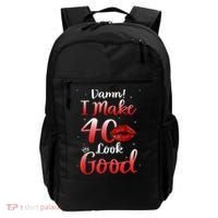 Sexy Lips I Make 40 Look Good 40th Birthday Gifts Backpack thumb 0