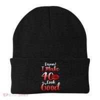 Sexy Lips I Make 40 Look Good 40th Birthday Gifts Beanie thumb 0