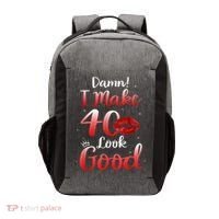 Sexy Lips I Make 40 Look Good 40th Birthday Gifts Vector Backpack thumb 0