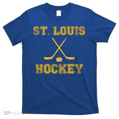 St Louis Ice Hockey Sticks State Outile Stl Gift T-Shirt