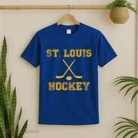 St Louis Ice Hockey Sticks State Outile Stl Gift T-Shirt thumb 2