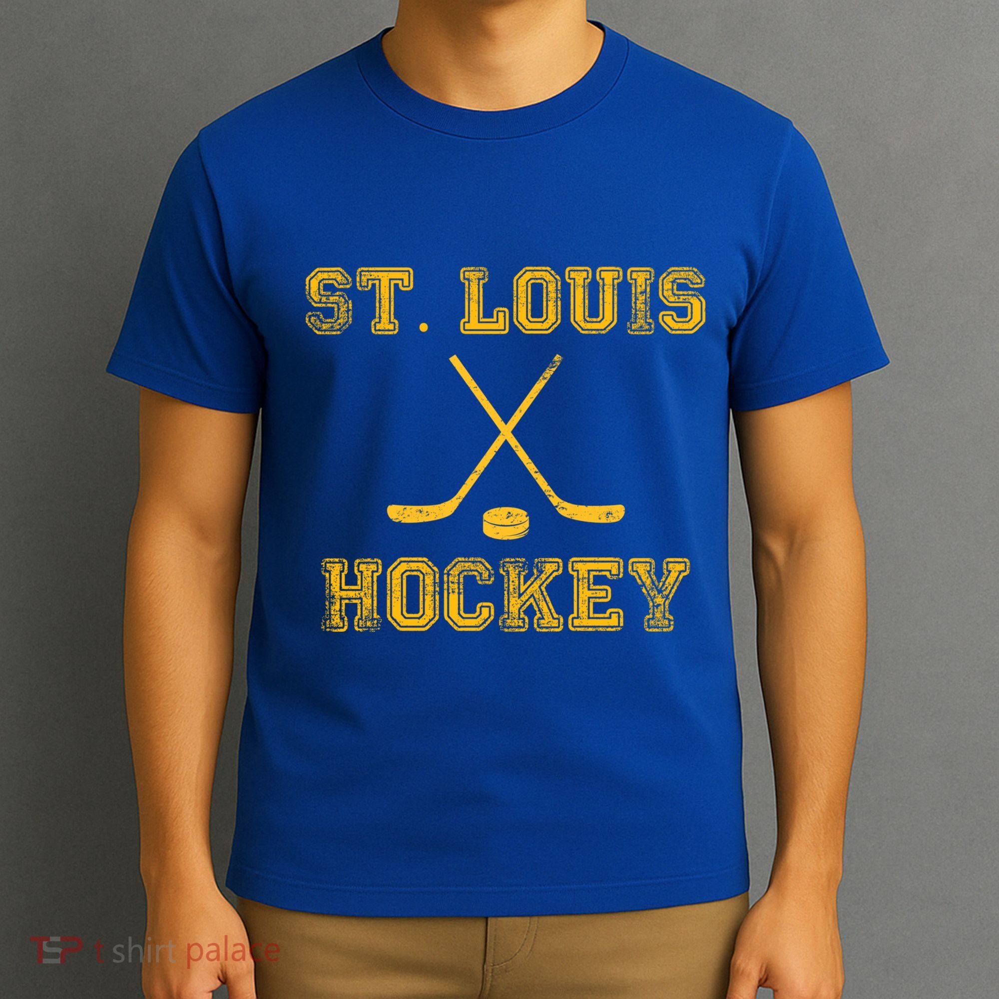 St Louis Ice Hockey Sticks State Outile Stl Gift T-Shirt