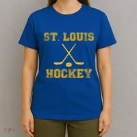 St Louis Ice Hockey Sticks State Outile Stl Gift T-Shirt thumb 4