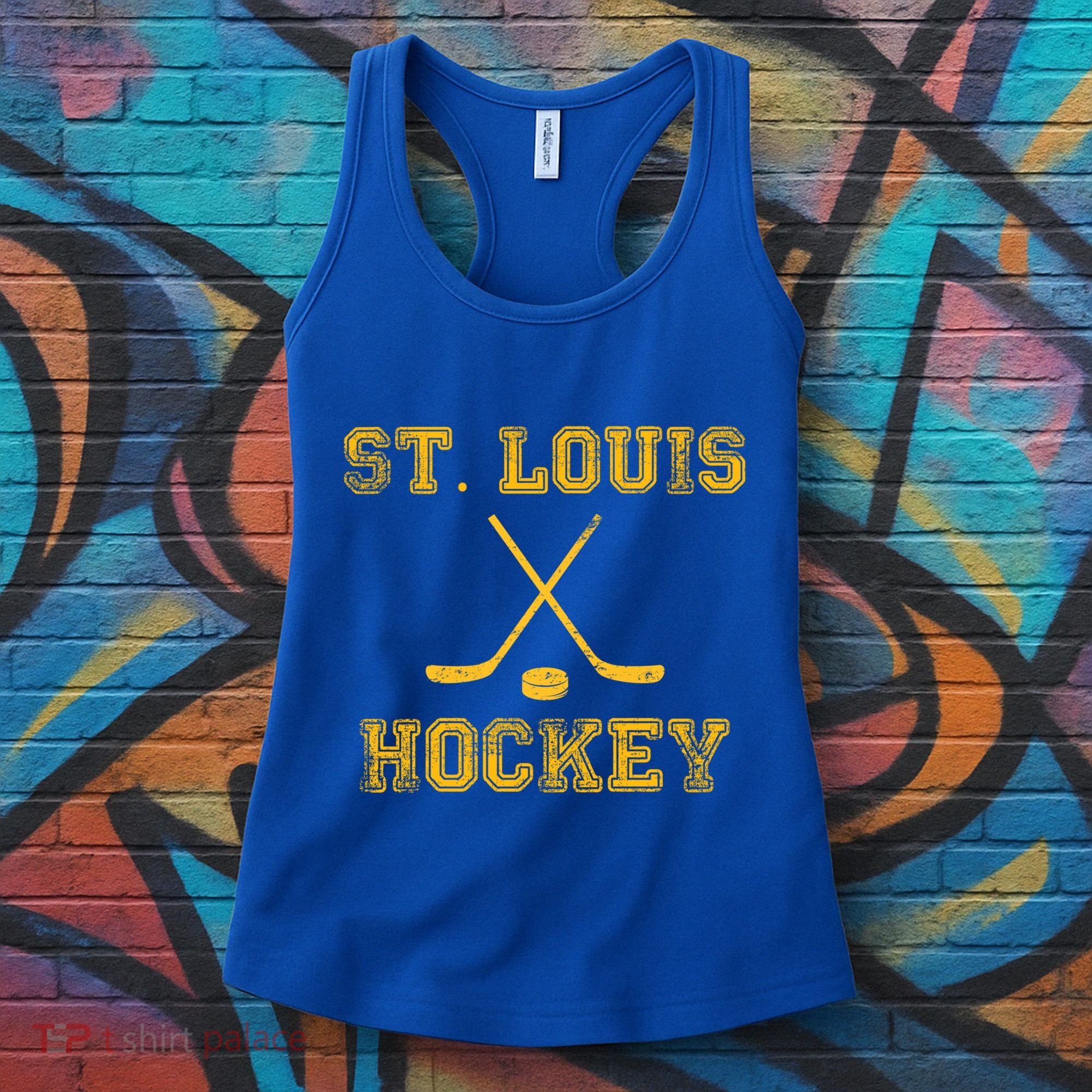 St Louis Ice Hockey Sticks State Outile Stl Gift Women's Tank Top