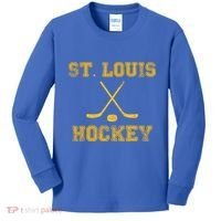 St Louis Ice Hockey Sticks State Outile Stl Gift Kids Long Sleeve Shirt thumb 0