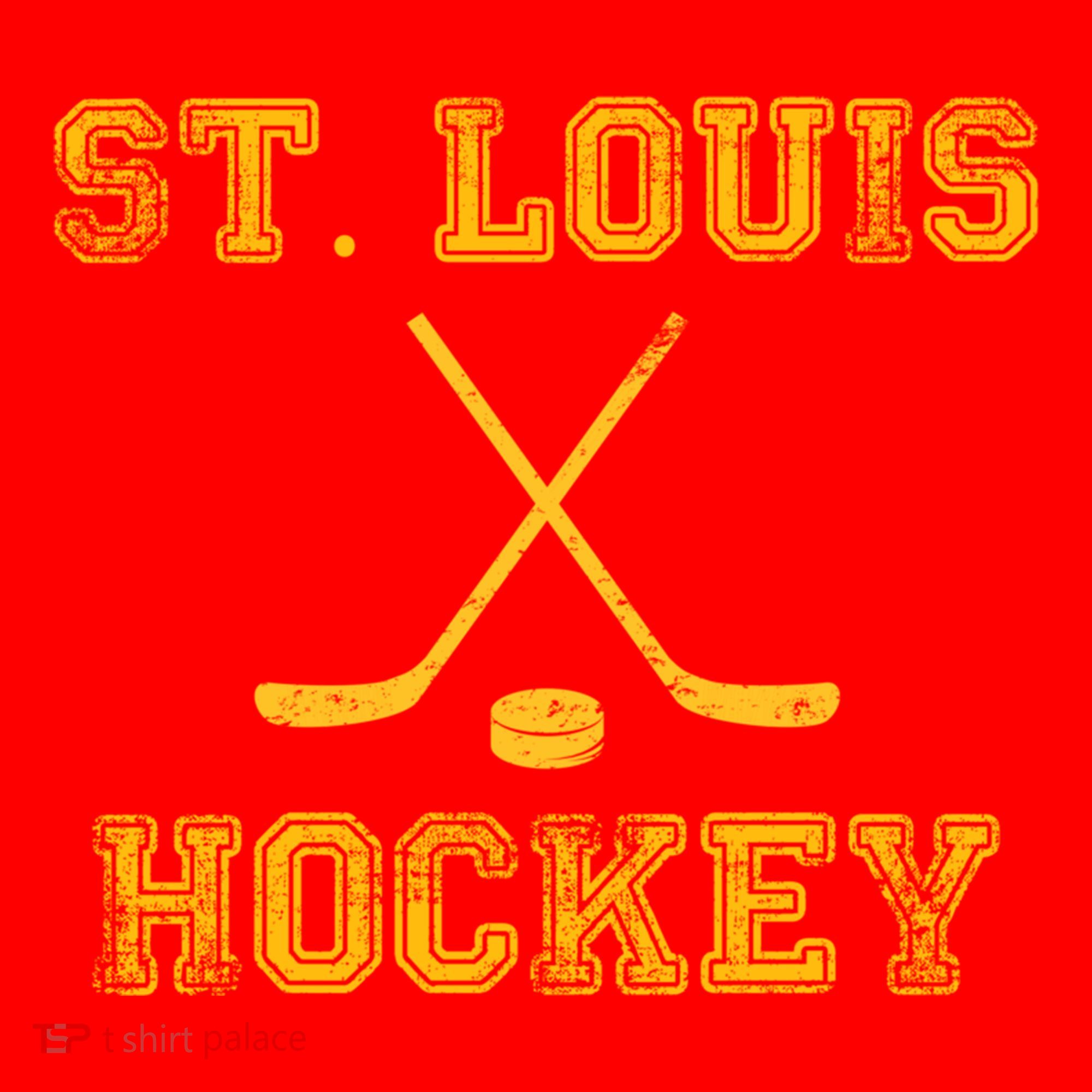St Louis Ice Hockey Sticks State Outile Stl Gift Santa Hat