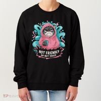 Sarcastic Loner Introvert Clothing Not Friendly Do Not Touch Women's Sweatshirt thumb 0