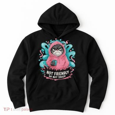 Sarcastic Loner Introvert Clothing Not Friendly Do Not Touch Hoodie
