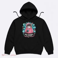 Sarcastic Loner Introvert Clothing Not Friendly Do Not Touch Hoodie thumb 0