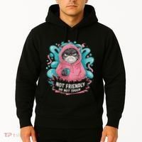 Sarcastic Loner Introvert Clothing Not Friendly Do Not Touch Hoodie thumb 2