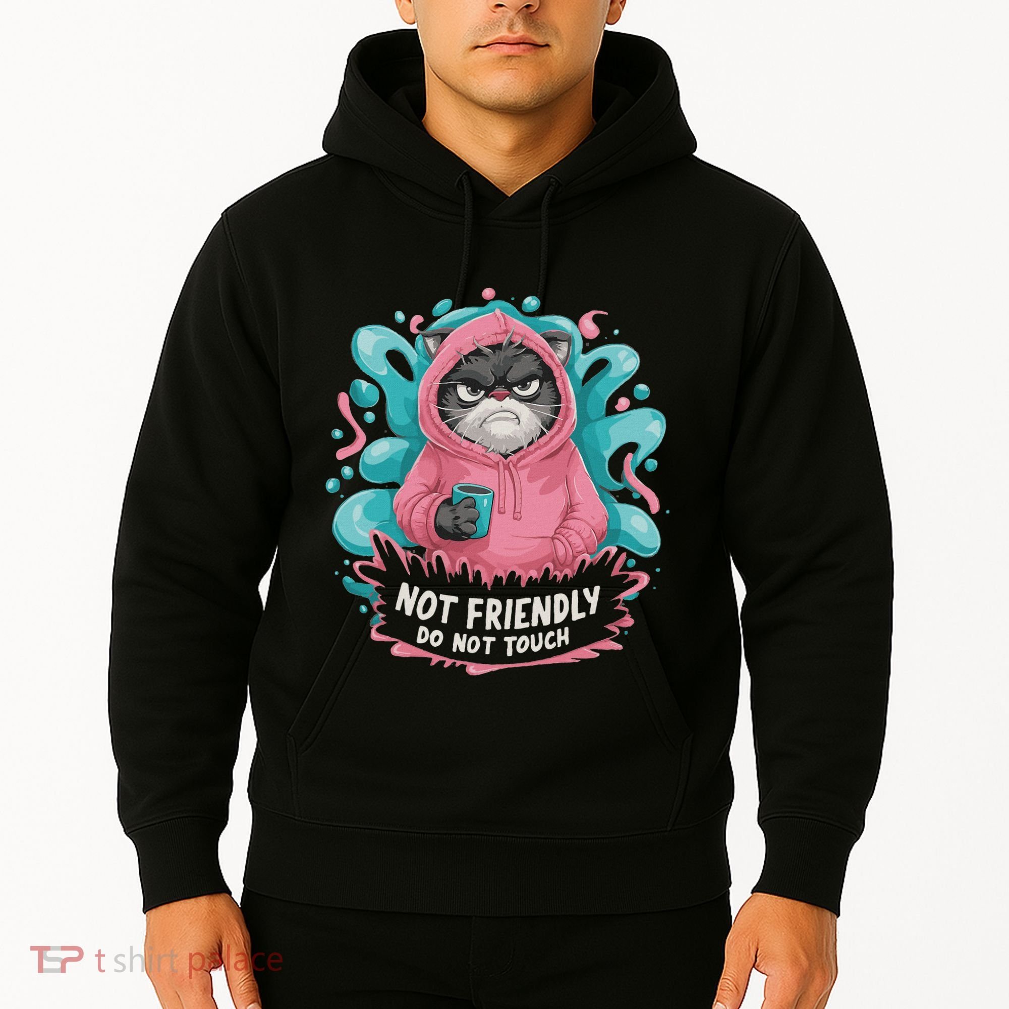 Sarcastic Loner Introvert Clothing Not Friendly Do Not Touch Hoodie