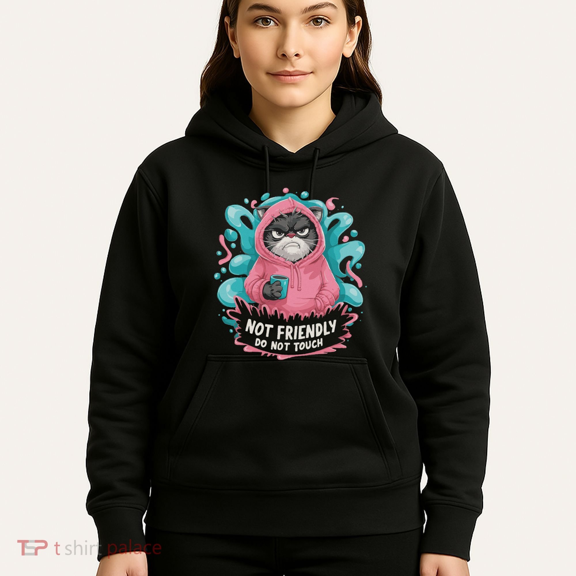 Sarcastic Loner Introvert Clothing Not Friendly Do Not Touch Hoodie