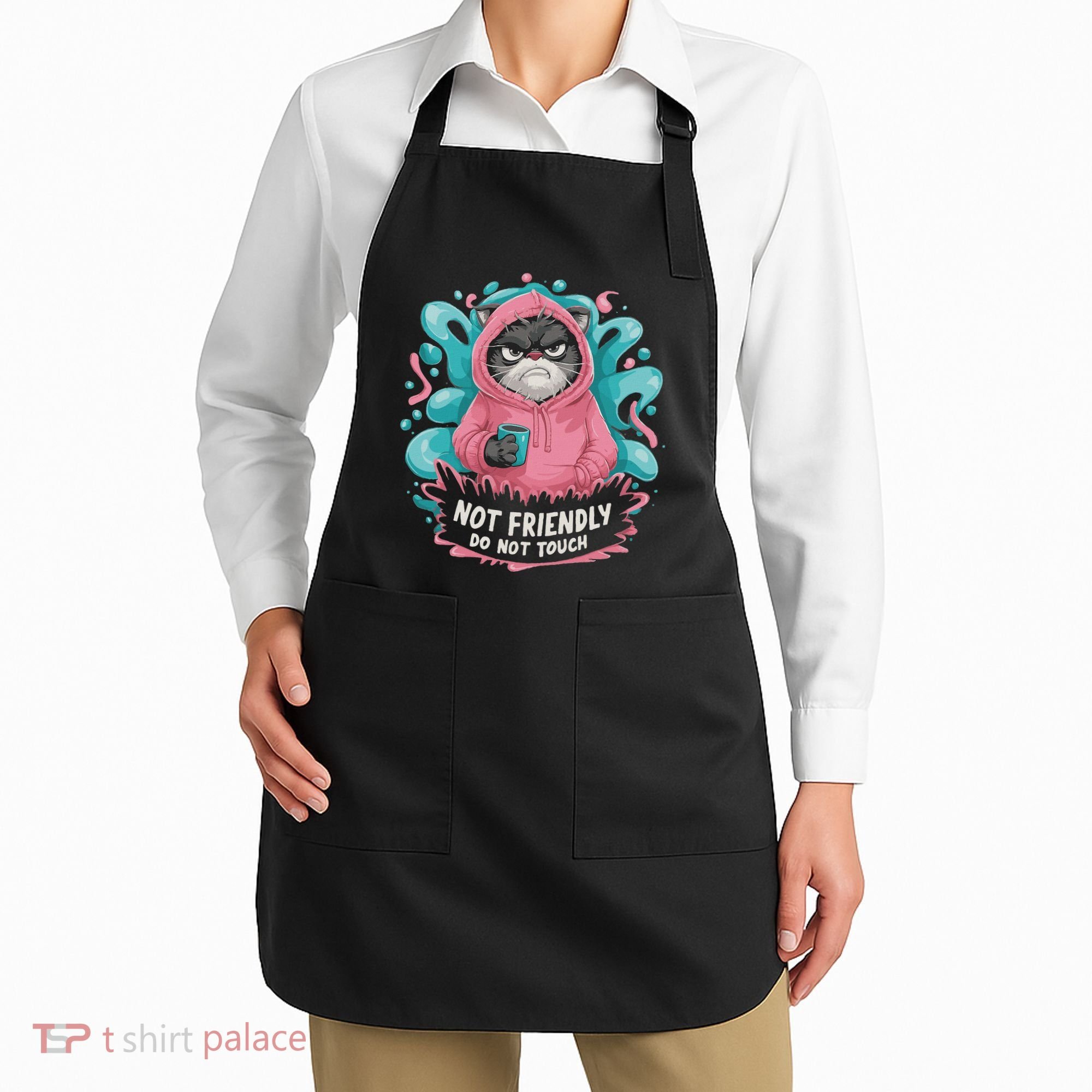 Sarcastic Loner Introvert Clothing Not Friendly Do Not Touch Apron