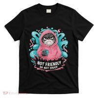 Sarcastic Loner Introvert Clothing Not Friendly Do Not Touch T-Shirt thumb 0