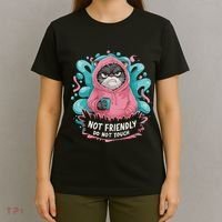 Sarcastic Loner Introvert Clothing Not Friendly Do Not Touch T-Shirt thumb 4