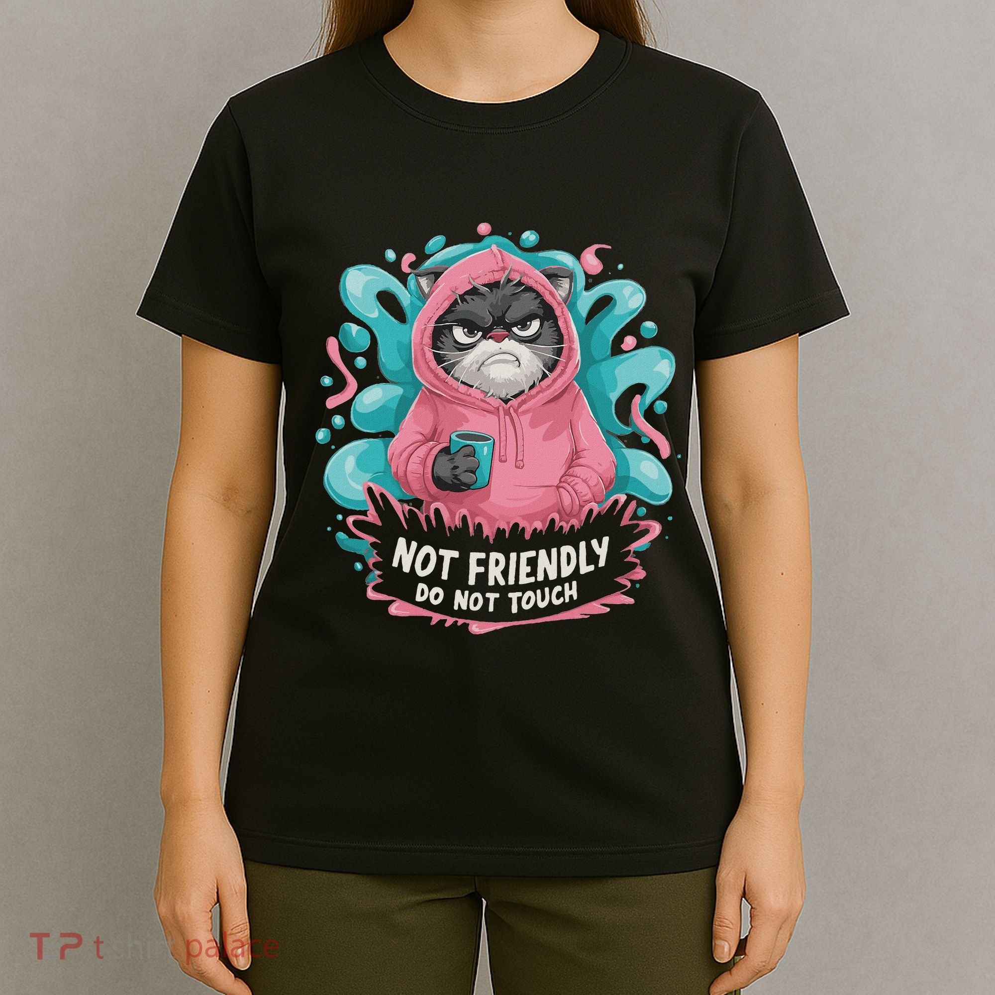 Sarcastic Loner Introvert Clothing Not Friendly Do Not Touch T-Shirt