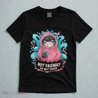 Sarcastic Loner Introvert Clothing Not Friendly Do Not Touch T-Shirt thumb 5