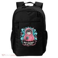 Sarcastic Loner Introvert Clothing Not Friendly Do Not Touch Backpack thumb 0