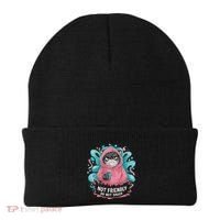 Sarcastic Loner Introvert Clothing Not Friendly Do Not Touch Beanie thumb 0