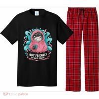 Sarcastic Loner Introvert Clothing Not Friendly Do Not Touch Pajama Set thumb 0