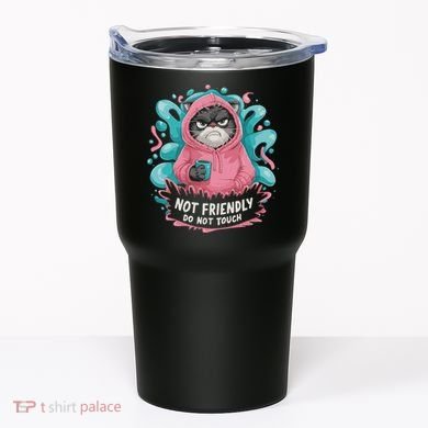 Sarcastic Loner Introvert Clothing Not Friendly Do Not Touch Tumbler