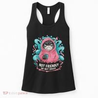 Sarcastic Loner Introvert Clothing Not Friendly Do Not Touch Women's Tank Top thumb 0