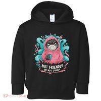 Sarcastic Loner Introvert Clothing Not Friendly Do Not Touch Toddler Hoodie thumb 0