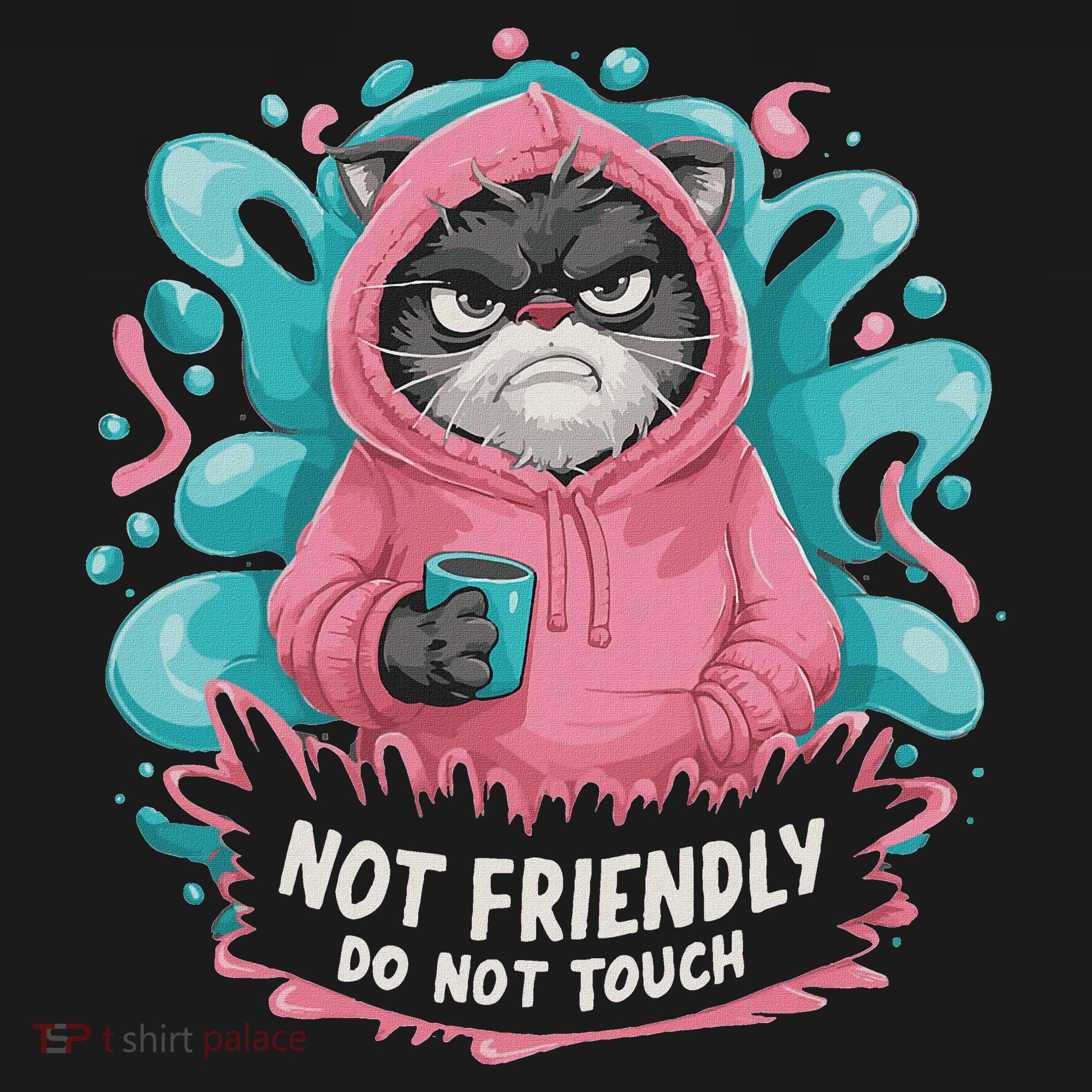 Sarcastic Loner Introvert Clothing Not Friendly Do Not Touch Tank Top