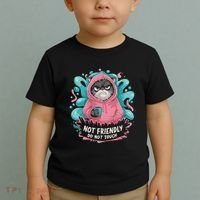 Sarcastic Loner Introvert Clothing Not Friendly Do Not Touch Toddler T-Shirt thumb 2