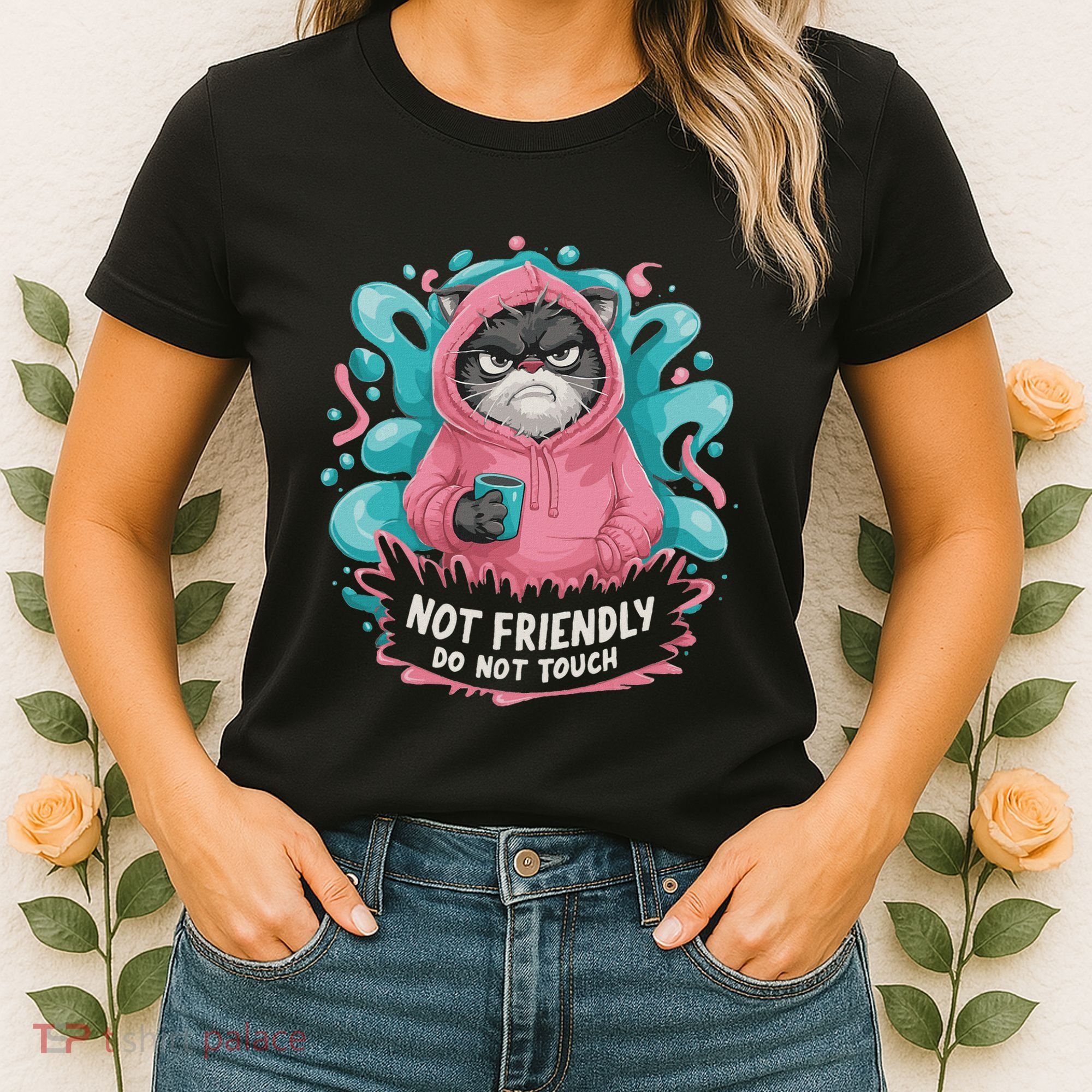 Sarcastic Loner Introvert Clothing Not Friendly Do Not Touch Women's T-Shirt