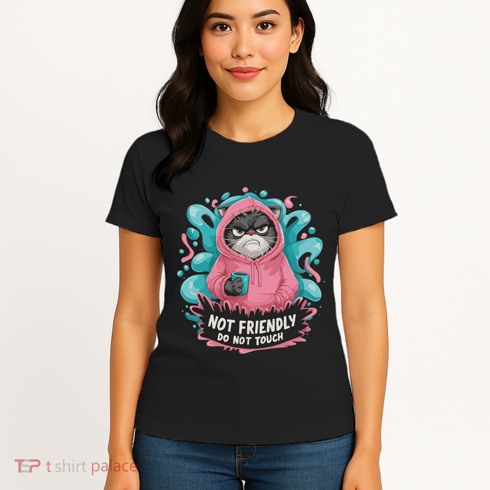 Sarcastic Loner Introvert Clothing Not Friendly Do Not Touch Women's T-Shirt